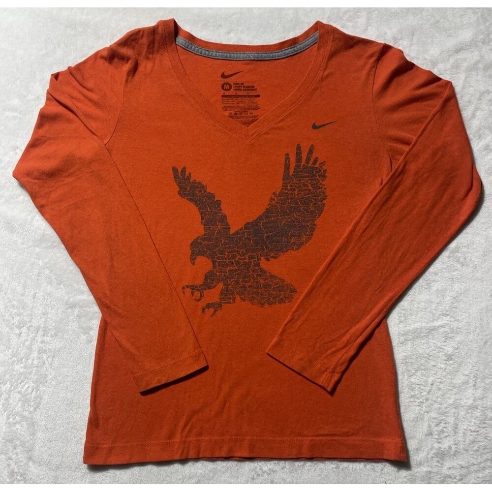 Nike Slim Fit Coupe Elegance UA Eagle Shirt Women’s Medium Auburn